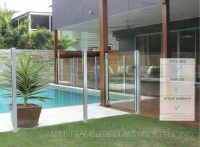 semiframeless glass pool fence